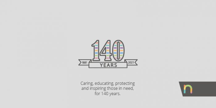 Caring for, educating, protecting and inspiring those in need for 140 years.