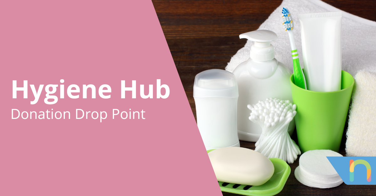 Hygiene hug donation drop point